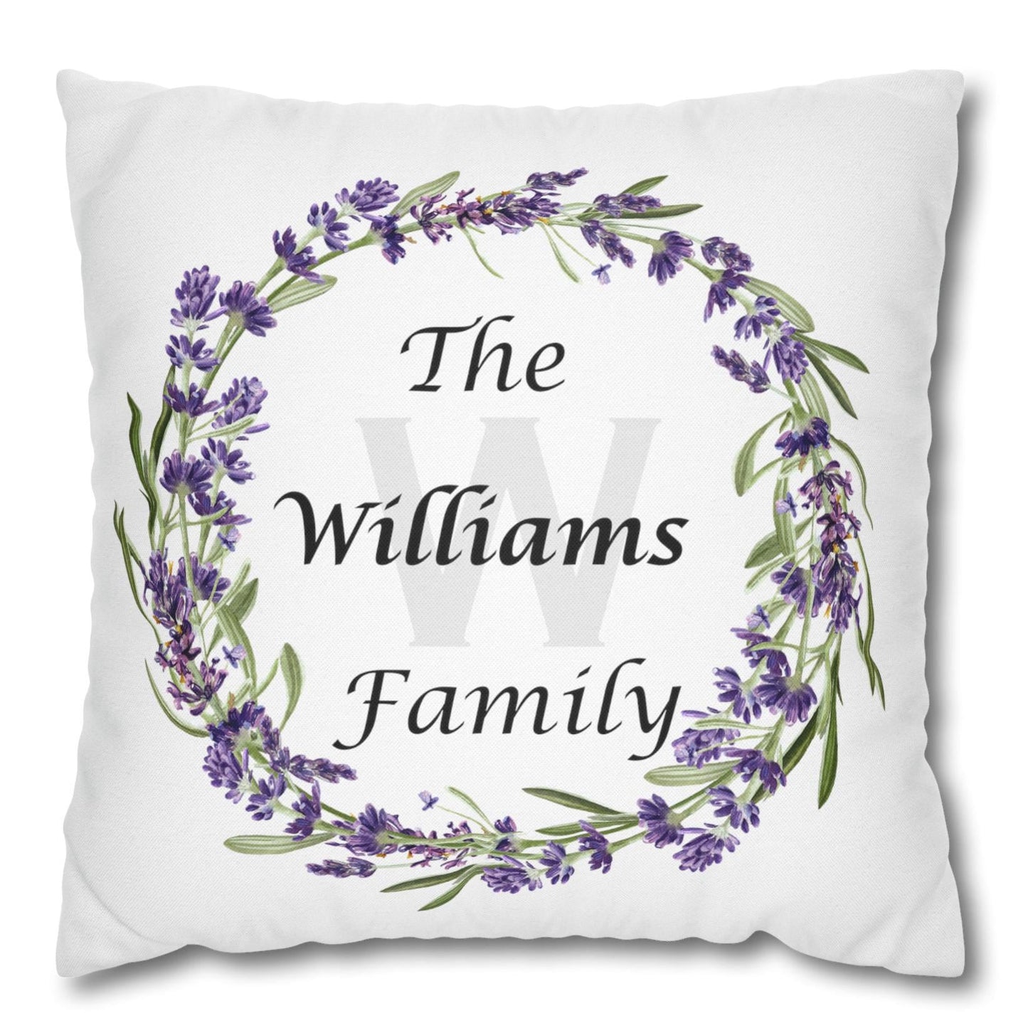 Custom Family Name Monogram Personalized Pillow Customized Last Name Entryway Decor  Pillowcase Name Sign Cushion Porch Patio Decor